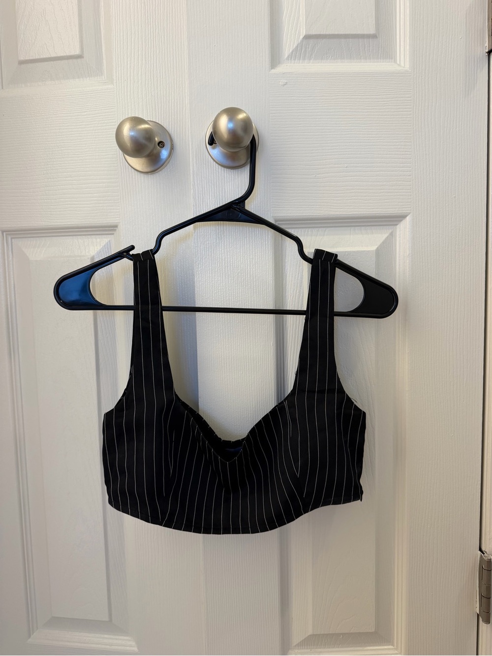 Princess Polly Black Crop Crop Top - Women's
